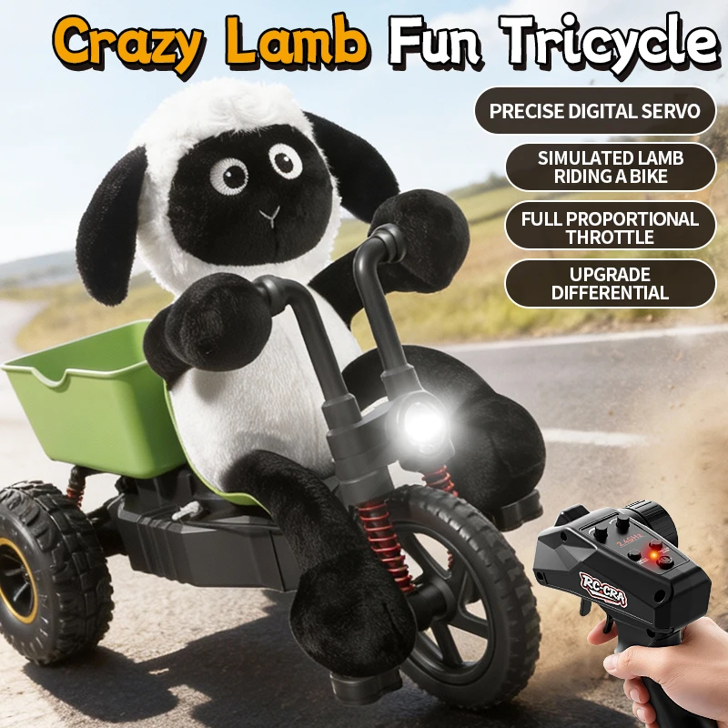Voiture RC tout-terrain 4WD 1:16 - 2.4GHz, 30km/h, batterie rechargeable