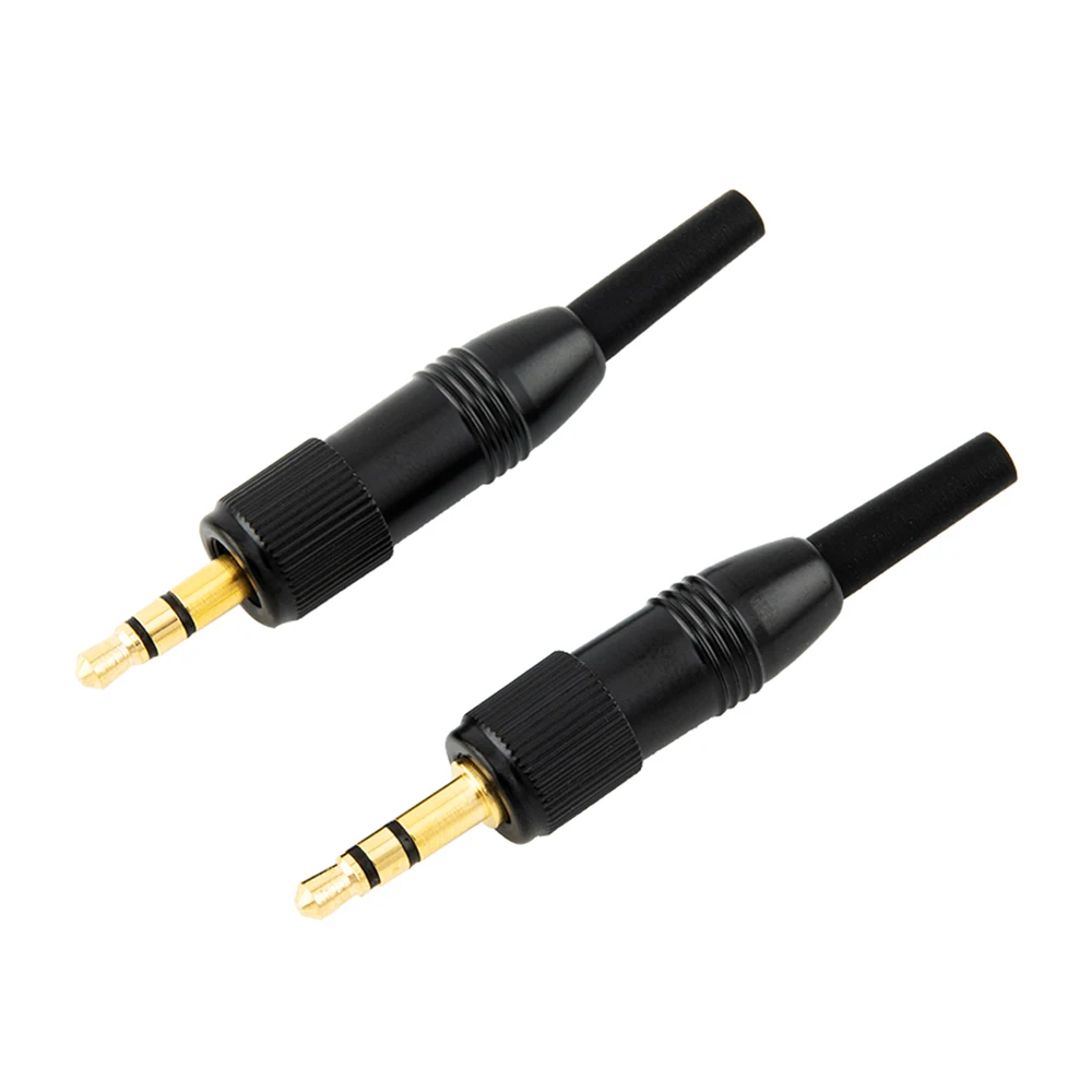 

2Pcs 3.5mm 1/8 inch Stereo Screw Audio Connector With Locking Microphone Spare Plug 3.5mm Fanny Pack Plug Audio Adapter