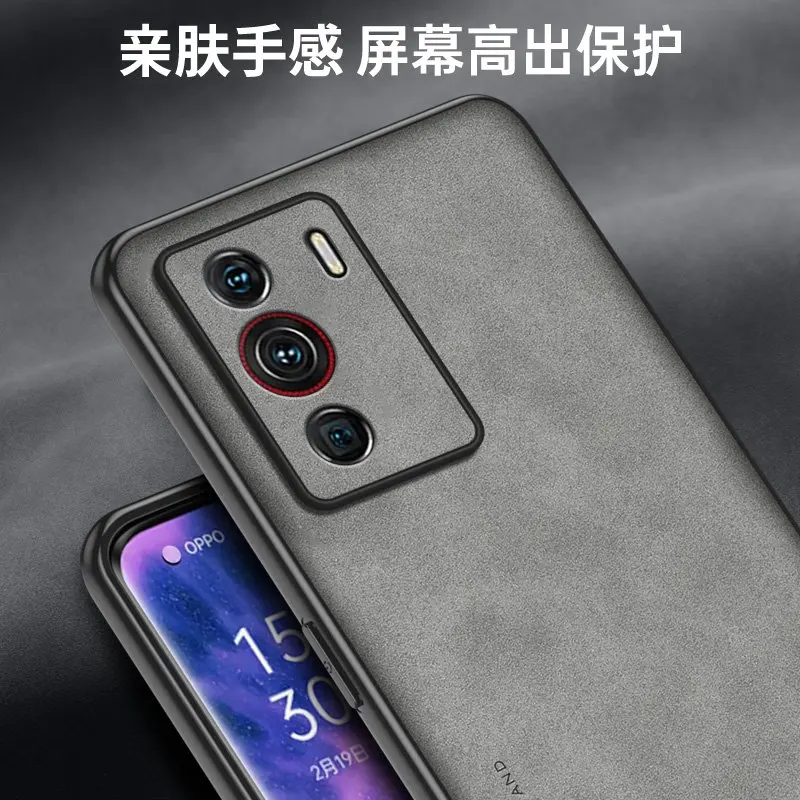Premium PU Leather Matte Shockproof Case – Sleek & Durable Back Cover