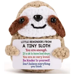 Positive Energy Handmade Wool Plush Doll - Cozy Pocket - Sized Hug and Fun Birthday Gift & Home Decor (11)