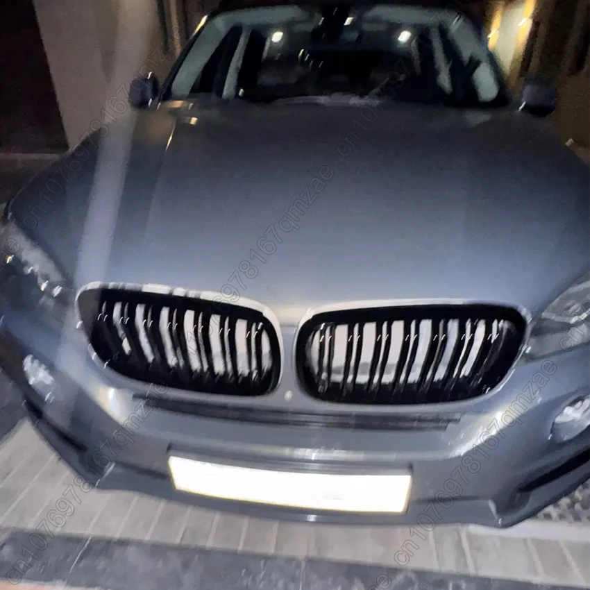 BMW F15 X5 F16 X6 X5M F85 X6M F86 2014-2018 프론트 범퍼 키드니 후드 그릴용 싱글/더블 라인 스타일 레이싱 그릴