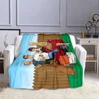 TV show Cartoon King of the H-Hill Blanket Children's Blanket High Quality Flannel Blankets Soft Comfortable Home Travel Blanket 1