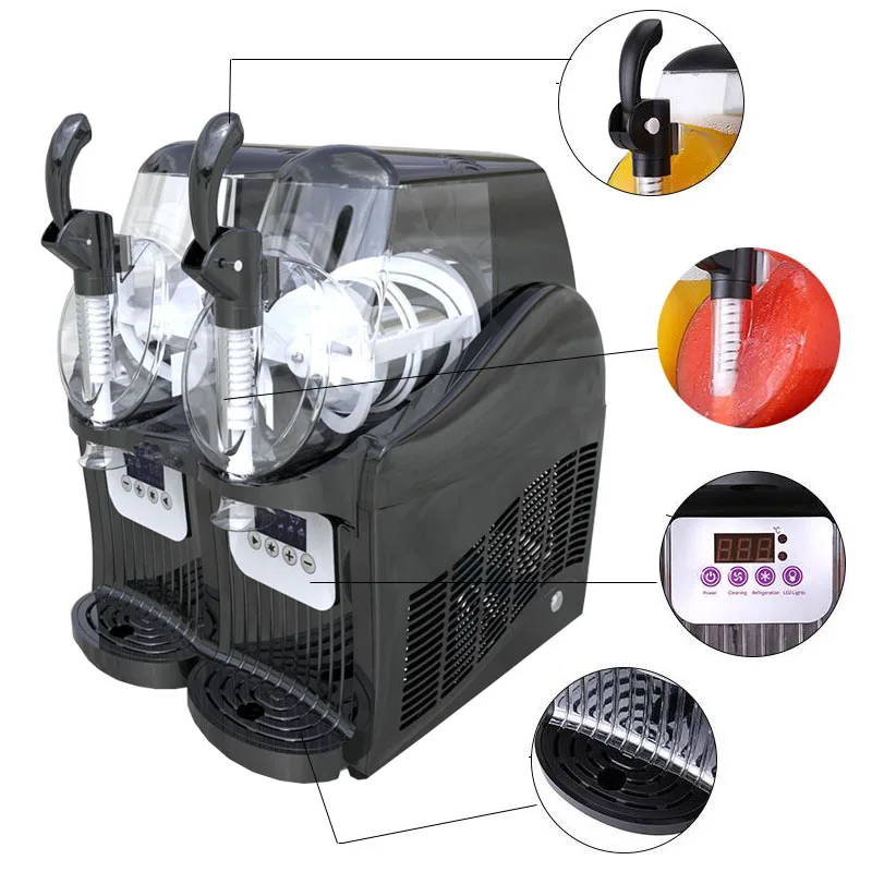 Commercial Slush Ice maker/Beverage Juice Cold Frozen Drink Dispenser/ Ice Slush Machine 3