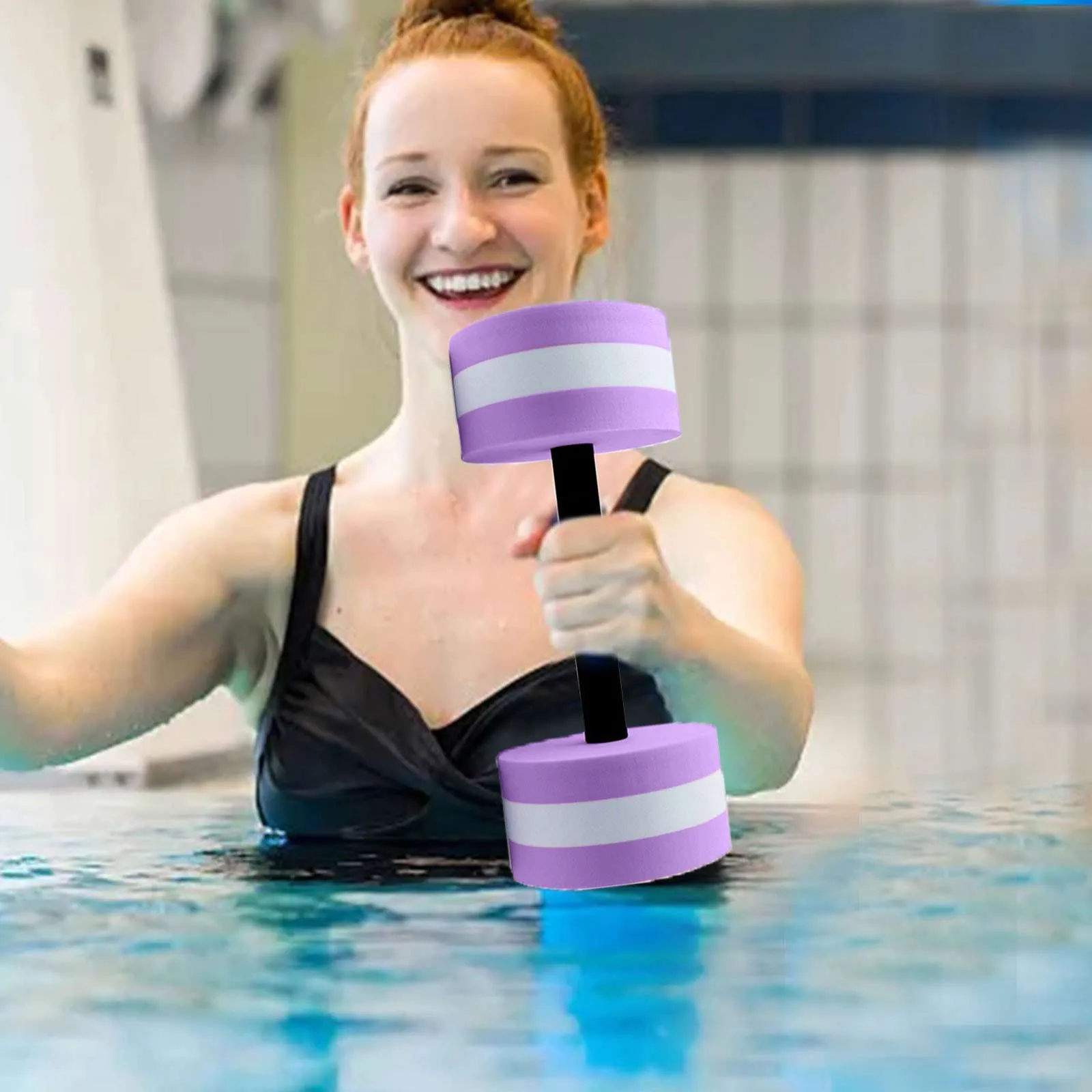Water Dumbbells For Aquatic Aerobics And Fitness Swimming Yoga Equipment 1PC Bathtub Baby Float Inflatable Ring