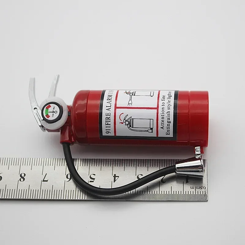 Butane Gas Lighter Fire Extinguisher Torch with Flash Light Refillable Smoking Accessories