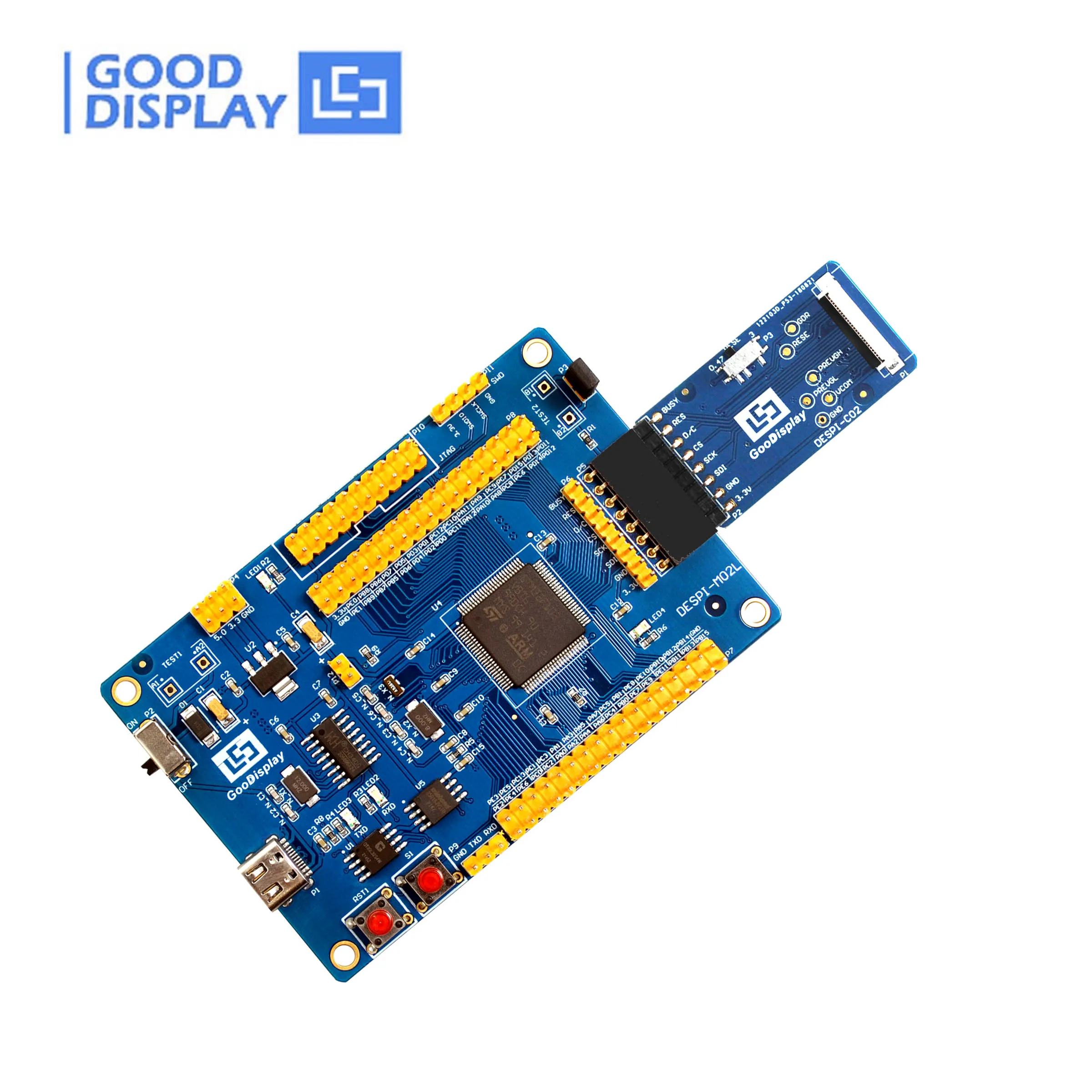 E-paper Painel Driver Placa Tipo-c Interface Eink Kit de Desenvolvimento Despi-l C02 Stm32 - Imagem 3