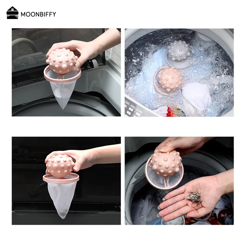 Washing Machine Hair Removal Tool Laundry Dirt Filter Catcher Pet Hair Remover Laundry
