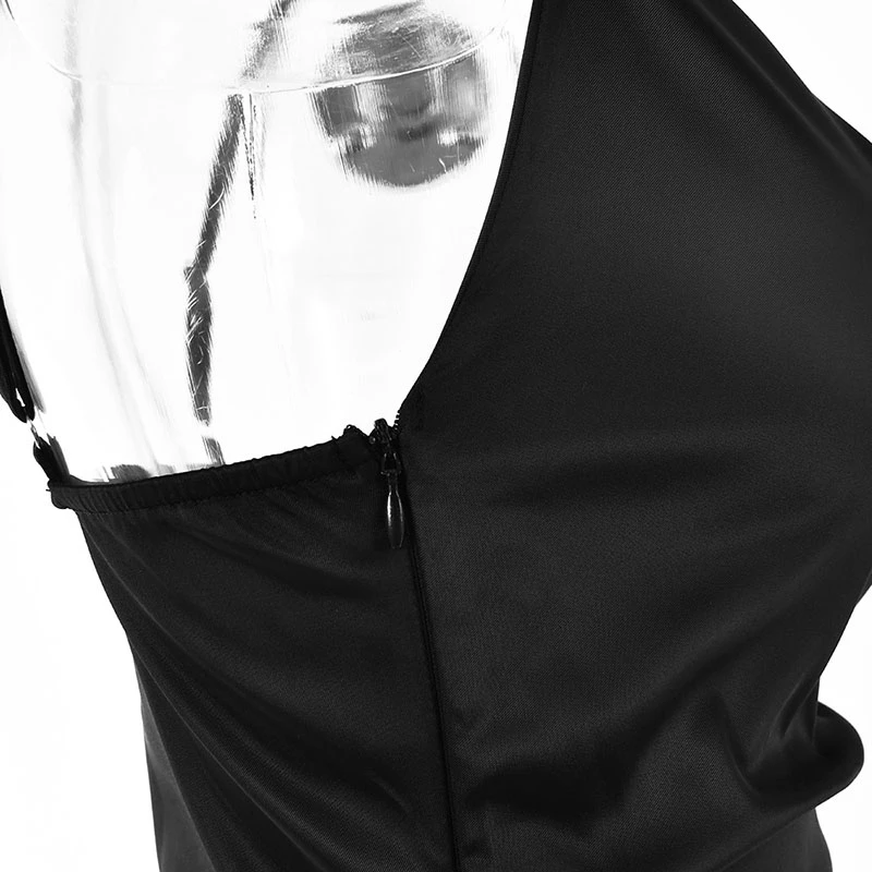 Sexy Backless Slit Maxi Dress main image 1