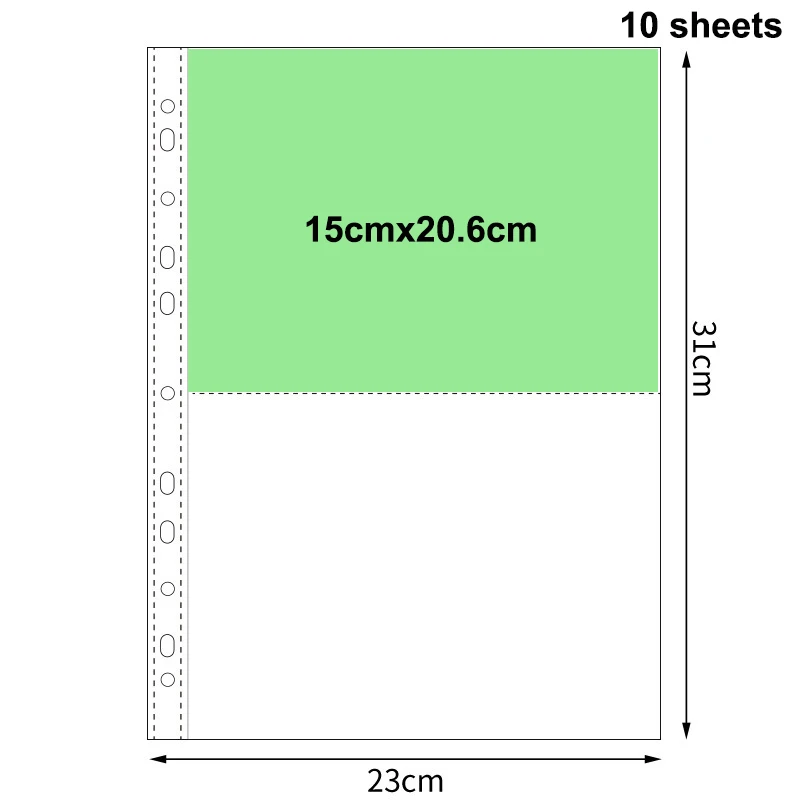 Viquel Pack Of 25 Perforated Pockets – Two Sizes A4/A3 – BigaMart - View #6