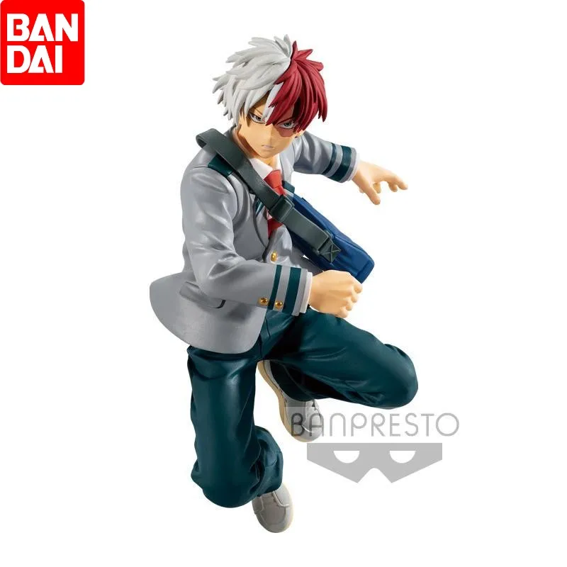 

14cm Anime Figure Model In Stock Banpresto My Hero Academia Todoroki Shoto Bravegraph Original Garage Kit Collectible Toys 14cm