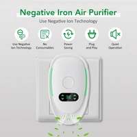 Purificateur d'air électrique à brancher, ioniseur d'air négatif, mini purificateur d'anions, générateur d'ions négatifs, désodorisant ionique silencieux, purificateur d'air 2