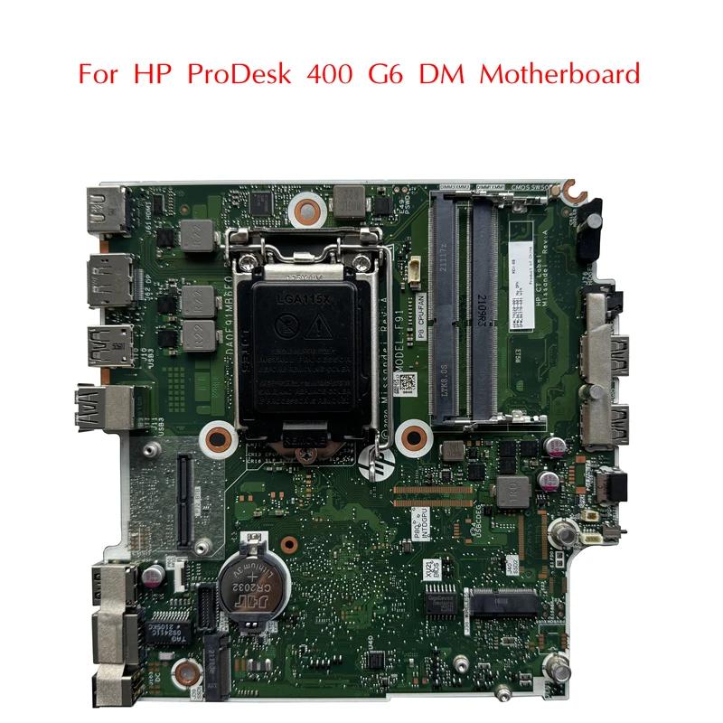 

L86378-601 Used For HP ProDesk 400 G6 DM Motherboard L79220-001 DA0F91MB6F0 F91 LGA1200 10th 35W Q470 DDR4 100% Tested