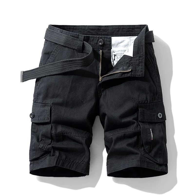 Mountaineering Fifth Pants Men's Summer American Workwear Shorts Youth Straight Casual All-Match High-End Middle Pants
