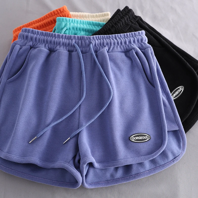 Summer Comfortable Casual Sports Shorts Women's Summer Loose Home Sleeping Pants Wear Large Pocket Shorts Outside