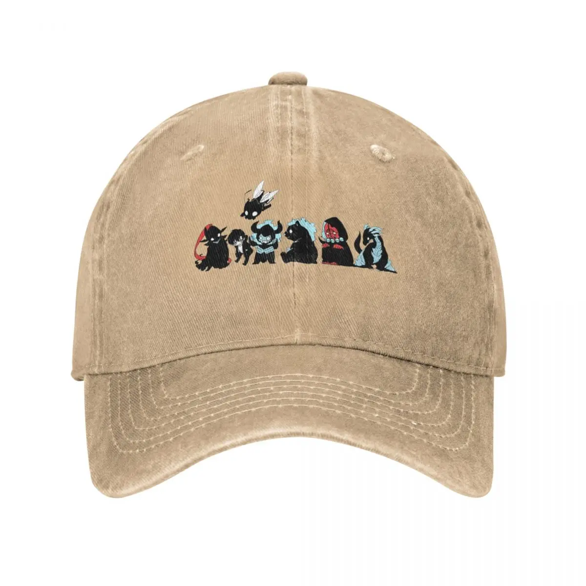 Funny Anime S-Solos L-Leveling Adult Retro Denim Washed Baseball Caps Male Cowboy Golf Hat Camping Peaked Cap