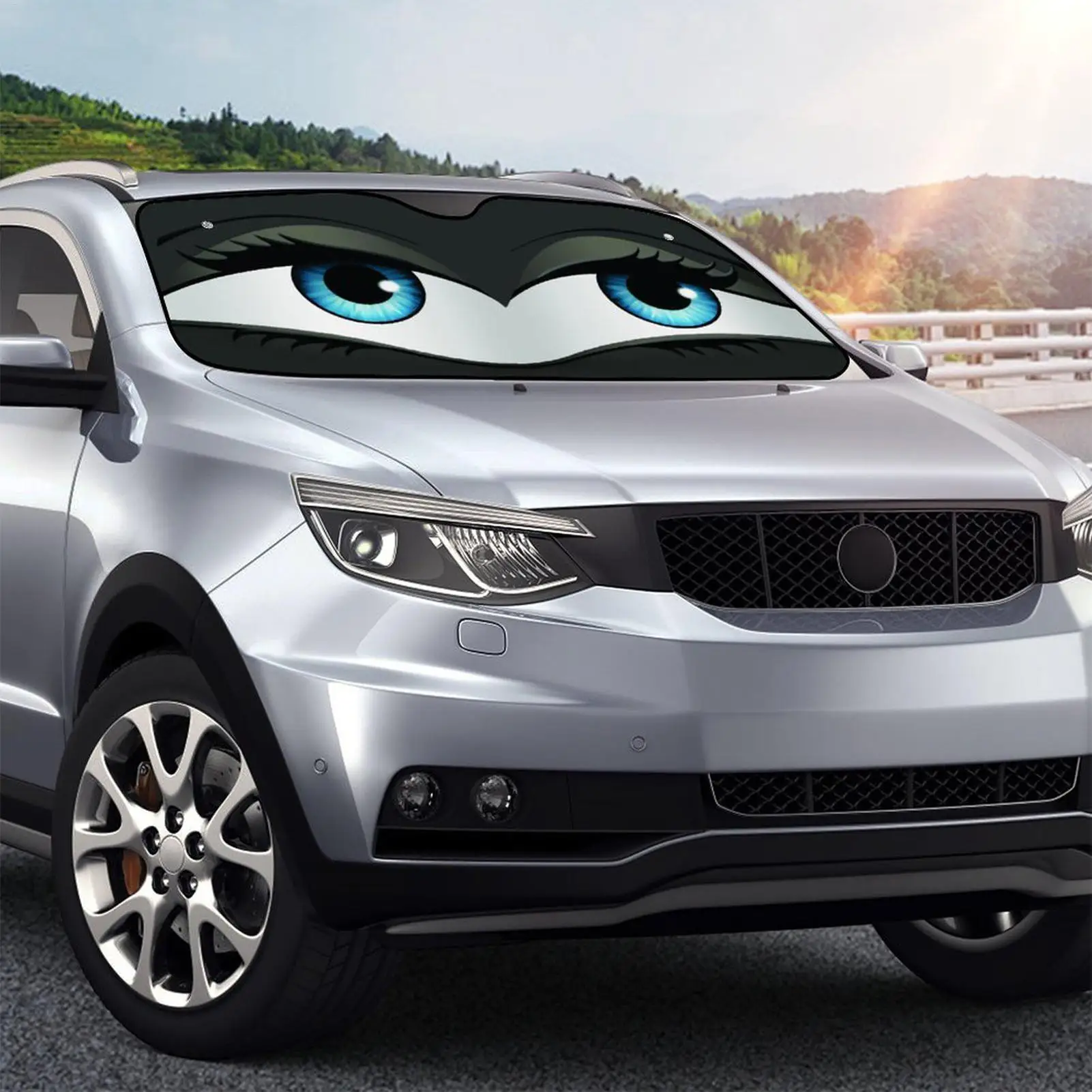 cartoon-big-eyes-car-sunshade-fun-windshield-window-protection-screen