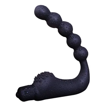 Vibrating Prostate Massager Men Anal Plug Waterproof Motors 10 Speed Stimulation Butt Anus Silicone Sex Beads Toys 4