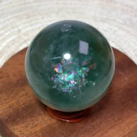 Natural Crystal Blue Fluorite Sphere Energy Reiki Ornament Ore Polished Healing High Quality Home Decoration Room Decor Mineral 1