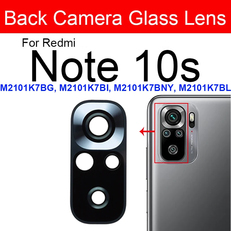 Premium Back Main Camera Glass Lens with Adhesive Sticker