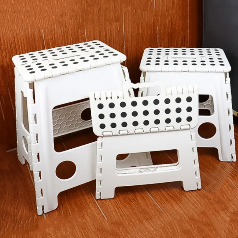 Folding Step Stool Portable Chair Seat For Home Bathroom Kitchen Garden Camping Chair Seat Fishing Household Picnic