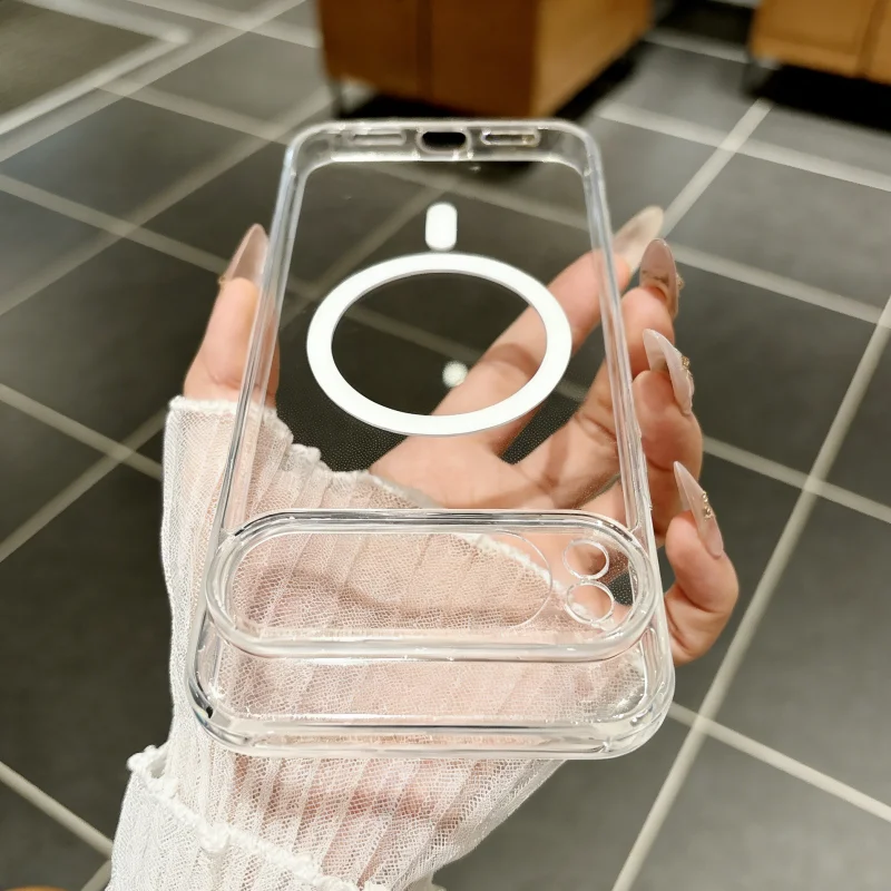 Magsafe Original Shockproof Magnetic Clear Phone Armor Case