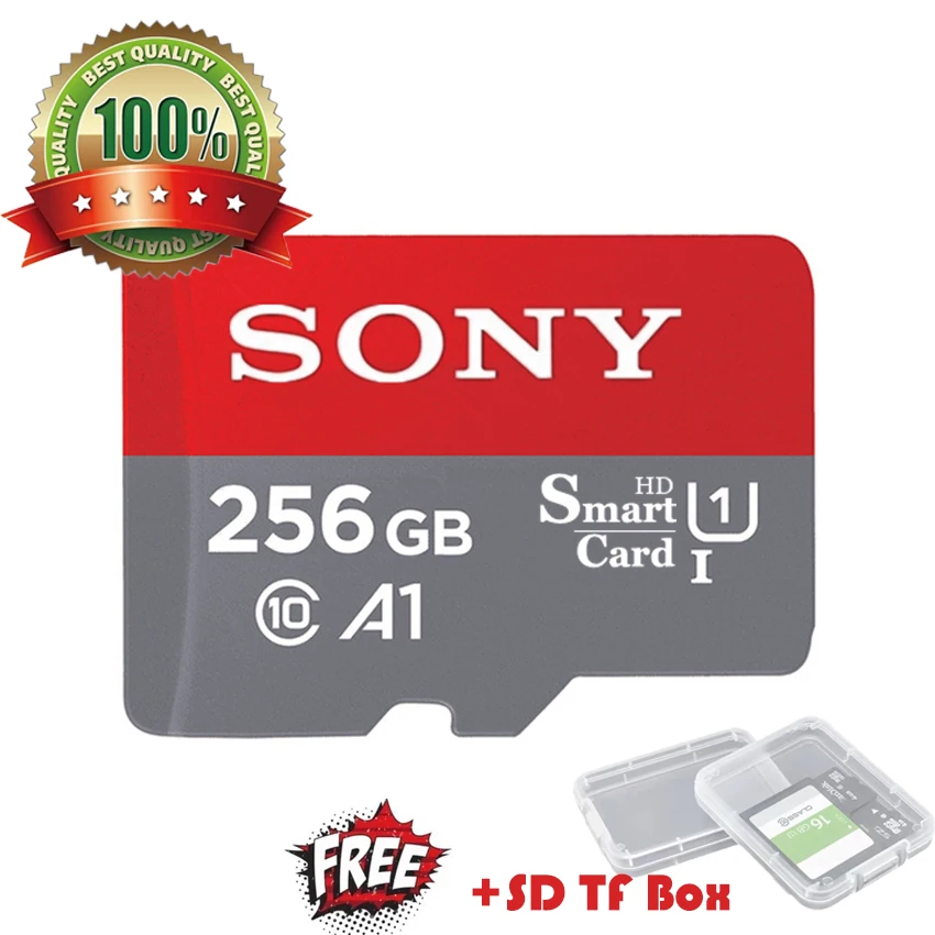 Micro SD Card Sony 512GB 128GB 256GB 1TB High Speed TF Waterproof Shockproof Compatible with GoPro Dash Cam Android Phone memory card micro sd card flash card flash memory card
