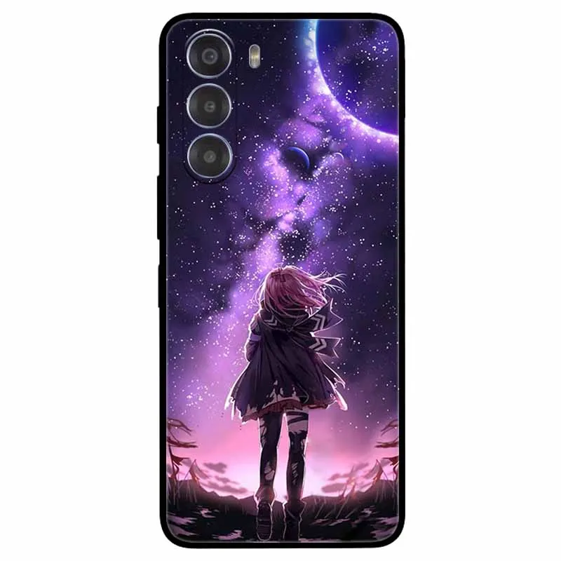 Cute Cartoon Soft TPU Silicone Phone Case - Painted Cat Design