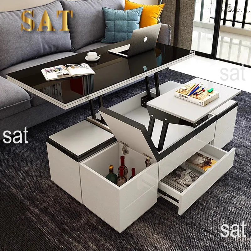 Stunning Convertible Dining And Coffee Table With Smart Function Space Saver
