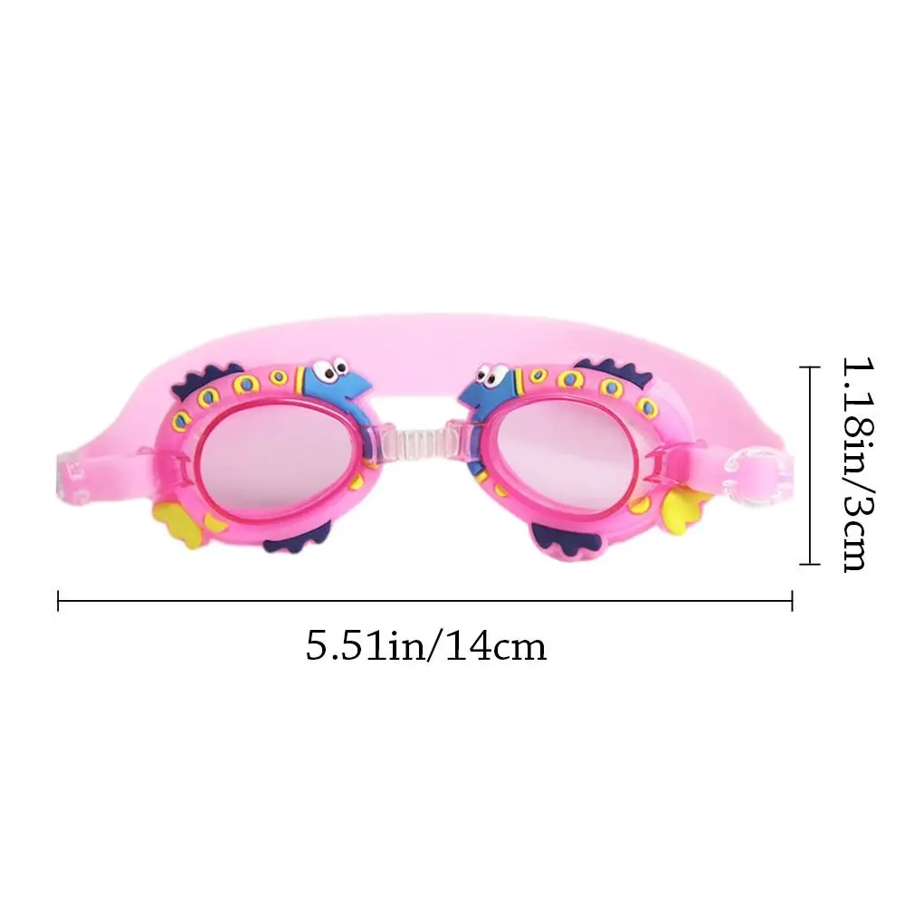 Diving With Earplugs Kids Swimming Goggles Anti-Fog UV Protection Swimming Eyewear Silicone Waterproof Eyeglasses Children