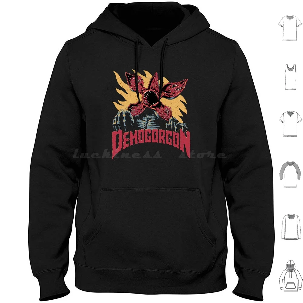 thumbnail image 1 of Demogorgon Hoodies Long Sleeve Demogorgon Eleven Netflix Dustin Stranger Mike Things Lucas Upside Down 80S Tv Horror, 1 of 4