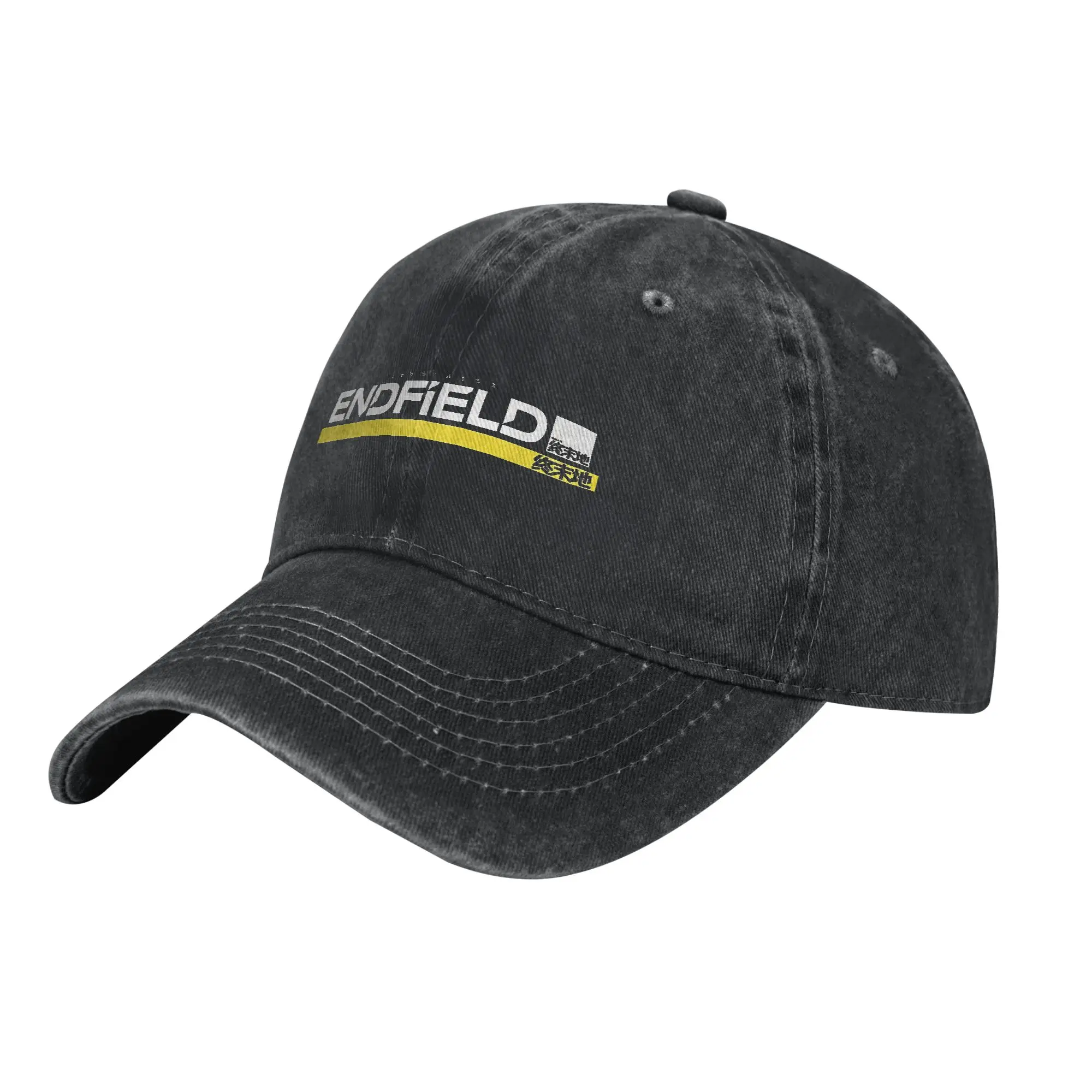 Herren Damen Arknights Endfield Print Hat Lässige, verwaschene Baseballkappe, verstellbar – Detail 2