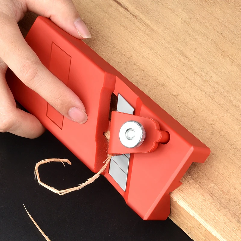 ABS Plasterboard Chamfering Planer Wood Edges Trimming Tool Tilt 45&deg; Oblique Angle Ceiling Decorative For Acoustic Panel