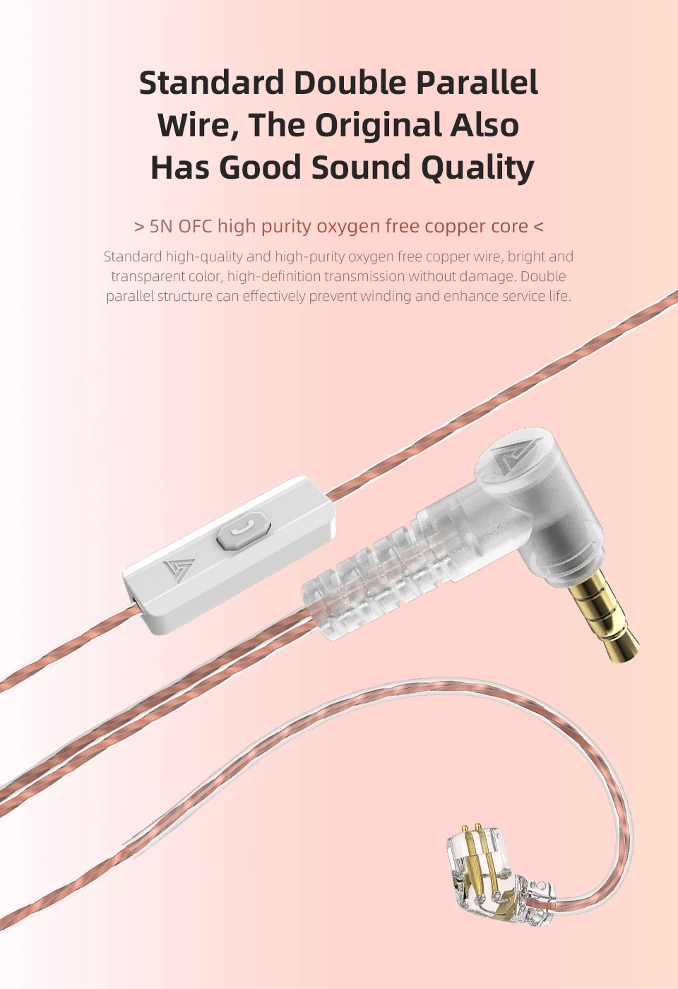 QKZ ZXK Wired Headphones With Microphone Bass Earbuds Stereo Sport Running HiFi Earphone Noise Cancelling Headset Music Monitor
