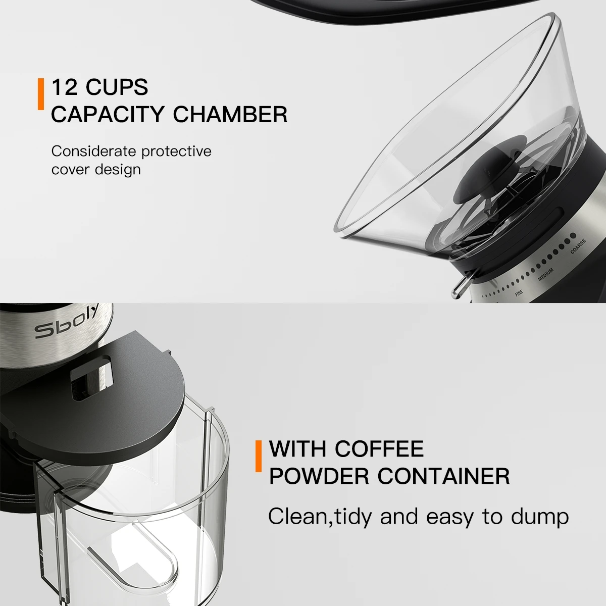 https://ae01.alicdn.com/kf/S4fcba8adc49846149da11c83b6456c2aE/Sboly-Coffee-Grinder-for-Espresso-included-Brush-Conical-Burr-Design-Stainless-Steel-19-Settings-2-12.jpg