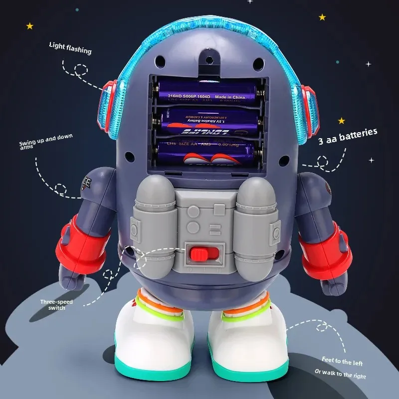 Dance Singing Space Duck Toy Electric Plush Robot Children's Popular Internet Celebrity Duck Jumping Swinging Machine