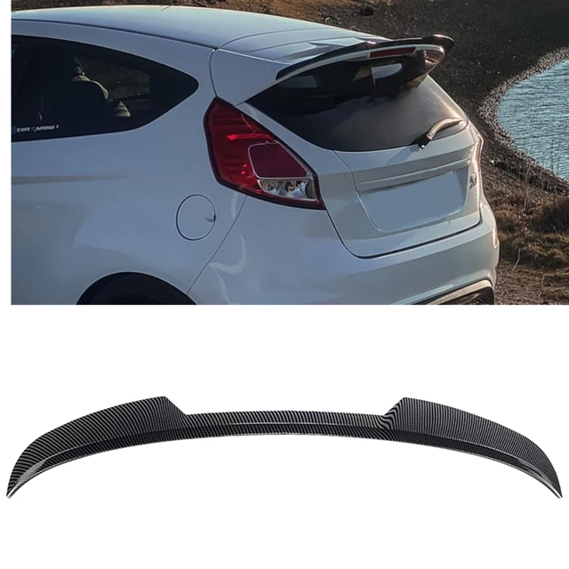 Auto Front Scheinwerfer Augenbrauen Abdeckung Dekoration Trim für Ford  Fiesta MK 6,5 glänzend schwarz/Kohle