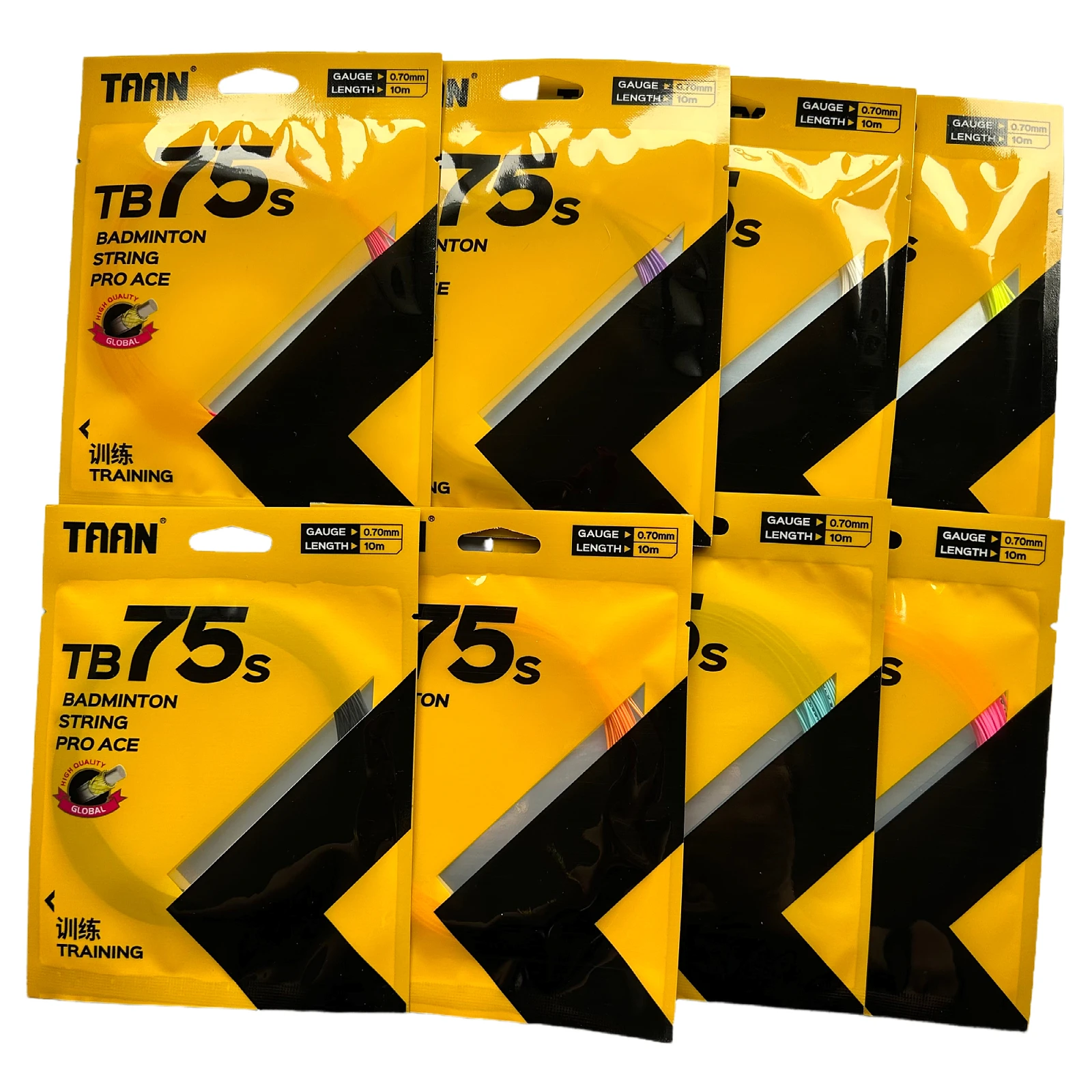3 pcs TAAN TB75 0.7MM badminton strings Training Badminton strings durable 10M badminton string