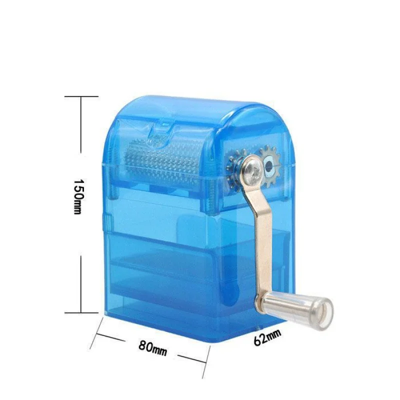 

Smoke Eliminator Hand-Cranked Household Shredded Plastic Automatic Grinder Manual Tobacco Paper Shredder