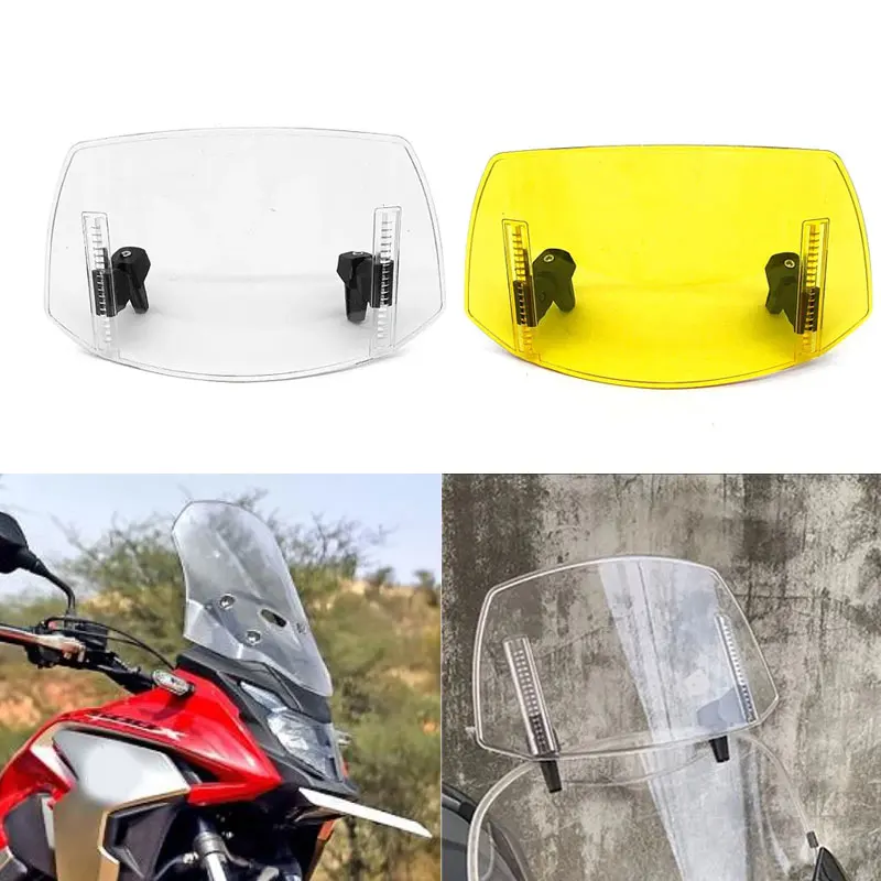 Fit for Honda NX400 NX500 + Motorcycle Accessories Windshield Extension Spoiler Windscreen Air Deflector