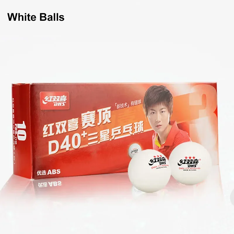 Description Picture 2 of itemOriginal DHS D40+ Seam Ball Ping Pong Balls 3 Star ABS New Material Table Tennis Ball Special for WTT