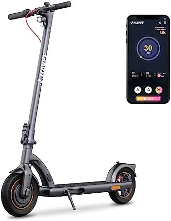 

Scooter N40, 350W Motor & 10" Pneumatic Tires,25-35 Miles Range,18.6MPH,Lightweight Foldable Scooter, Commuter E-Scoote