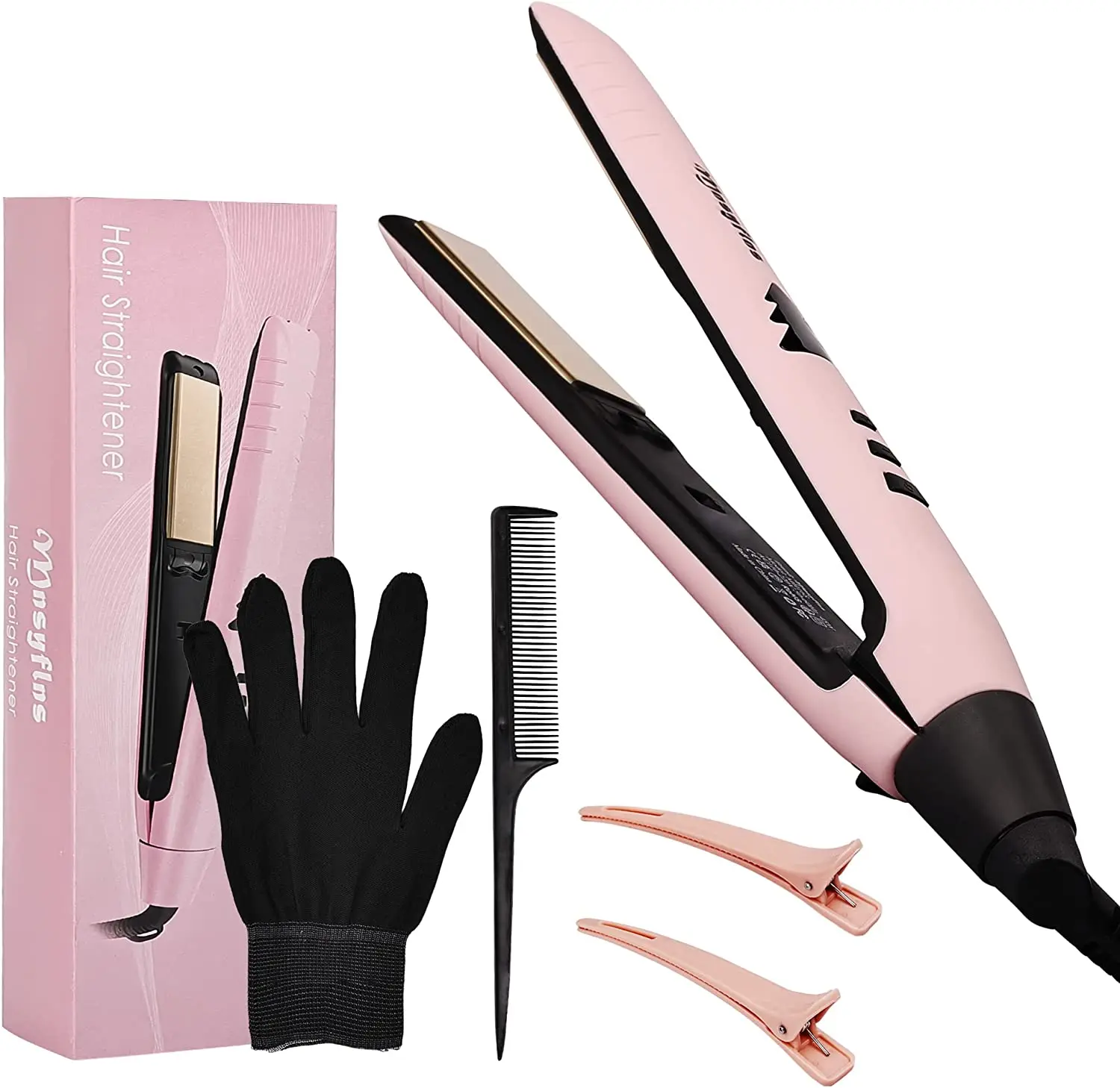 

Mini Hair Straightener Iron New Curling Iron Ceramic Straightening Styling Tools Hair Curler Flat Iron Beard Straightener