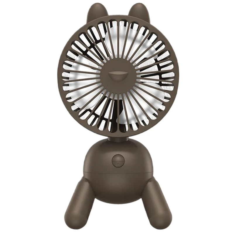 

Mini Desktop Shaking Head Fan Dormitory Fan USB Small Fan Rechargeable Home Office Air Conditioning Mute