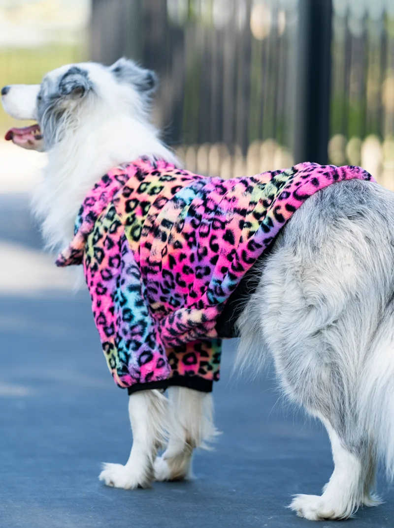 Warm Coat for Large Dog Cat and Dog Zip Coat Autumn and Winter