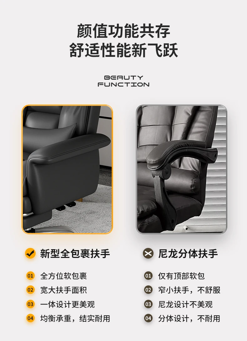 Description Picture 3 of itemModern Office Chair Back Rest Antisweat Executive Living Room Chairs Recliner Lounge Sillon Reclinables Garden Furniture Sets
