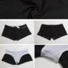 Men's Swim Shorts Swim Trunks Drawstring Mesh Lining Elastic Waist Breathable Quick Dry Board Shorts to Beach Pool Summer Male 3