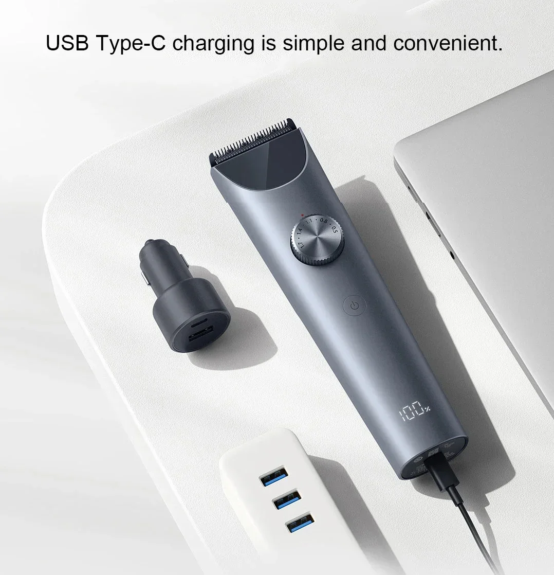 XIAOMI Mijia Electric Clipper Mens Professional Cutting hine Home Use Cordless Rechargeable Barber Hair Trimmer_voghion.com