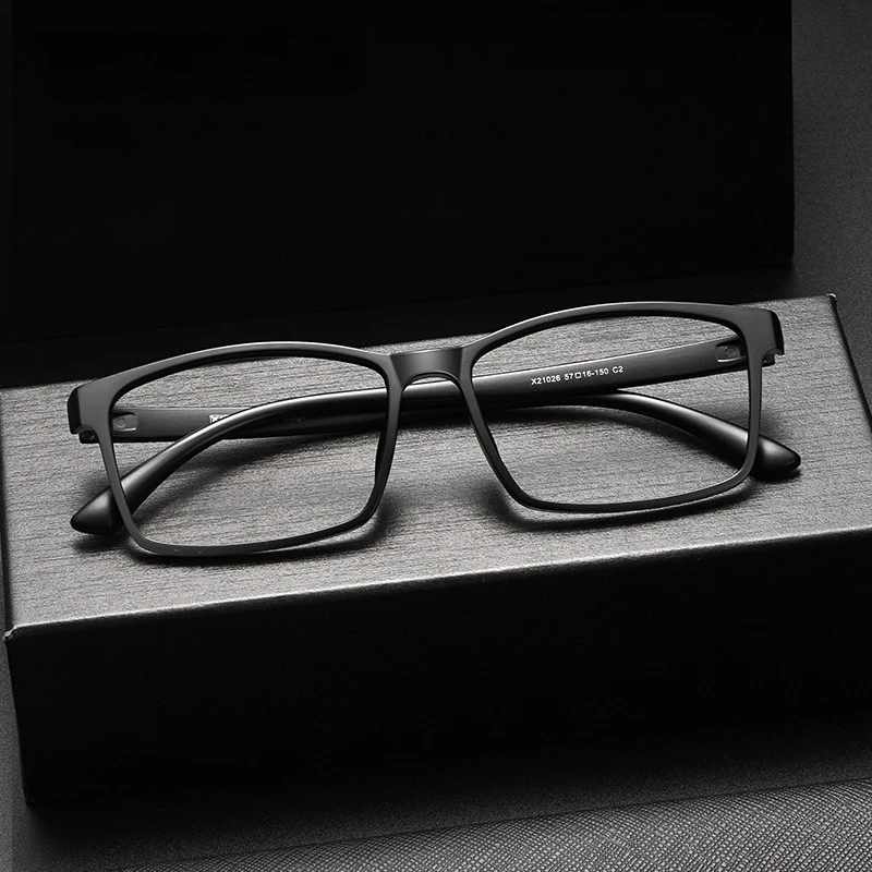 

57-16-150 Ultralight TR90 Glasses Frame Big Face Glasses Frame Ultralight Optical Prescription Customization Glasses