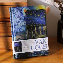 Van Gogh & Monet Oil Painting - Inspired Hardcover Notebook - Artistic Color Page Diary - 13 - 18CM (B)