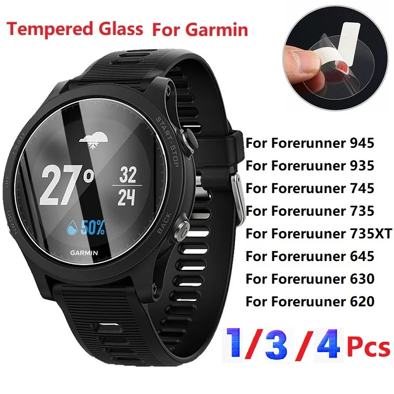 

Закаленное стекло для защиты экрана смарт-часов Garmin Forerunner 945 935 745 735 XT 645 630 45